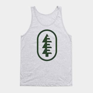 Fir Tree Symbol Tank Top